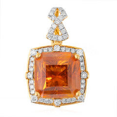 Pendentif en or et Sphalérite (AMAYANI)