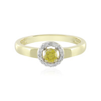 Bague en or et Diamant jaune I4