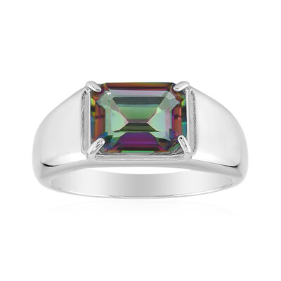 Bague en argent et Quartz mystique