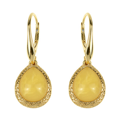 Boucles d'oreilles en argent et Ambre baltique (dagen)