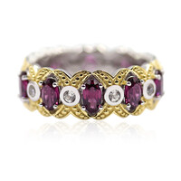 Bague en argent et Grenat Rhodolite (Dallas Prince Designs)
