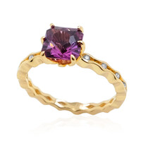 Bague en or et Grenat Umbalite (de Melo)