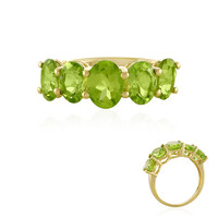 Bague en argent et Péridot