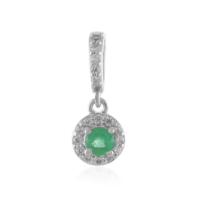Pendentif en argent et Emeraude d'Ethiopie