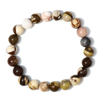 Bracelet et Jaspe zèbre rouge