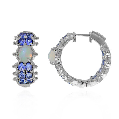 Boucles d'oreilles en argent et Opale Welo (Dallas Prince Designs)
