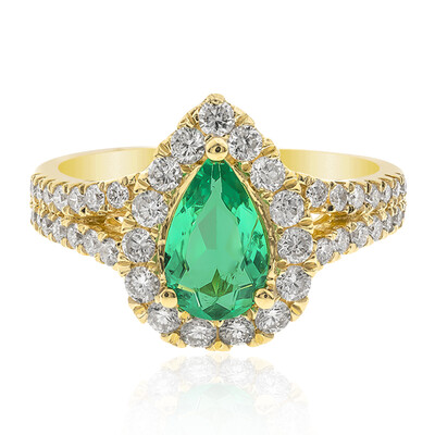 Bague en or et Emeraude de Colombie (CIRARI)