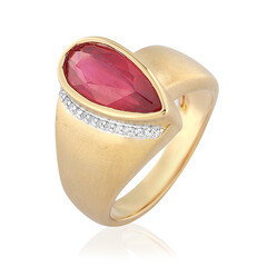 Bague en argent et Rubis de Madagascar (de Melo)