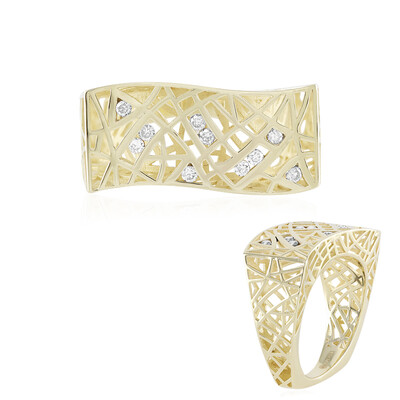 Bague en or et Diamant I2 (I) (Ornaments by de Melo)
