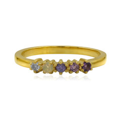 Bague en argent et Améthyste de Zambie