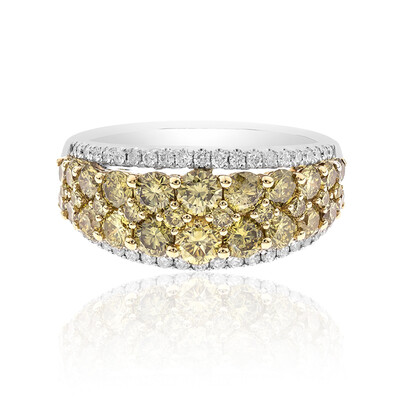 Bague en or et Diamant jaune SI1 (CIRARI)