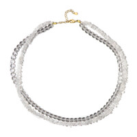 Collier en argent et Quartz blanc