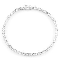 Bracelet en argent et Diamant I2 (J)