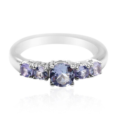 Bague en argent et Tanzanite non chauffée