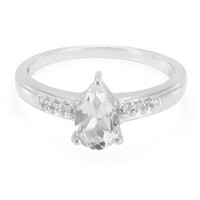 Bague en argent et Topaze Glacier