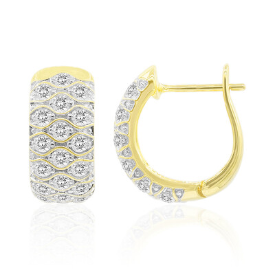 Boucles d'oreilles en or et Diamant SI1 (G) (Annette)