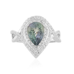 Bague en argent et Tanzanite non chauffée
