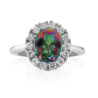 Bague en argent et Quartz mystique