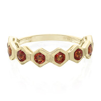 Bague en or et Rubis de Tanzanie