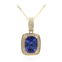 Collier en or et Tanzanite AAA (CIRARI)