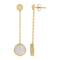 Boucles d'oreilles en argent et Nacre