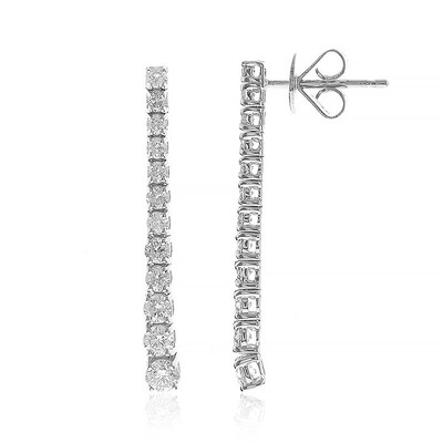 Boucles d'oreilles en or et Diamant SI2 (H) (CIRARI)