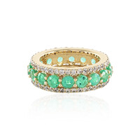 Bague en or et Emeraude de Russie