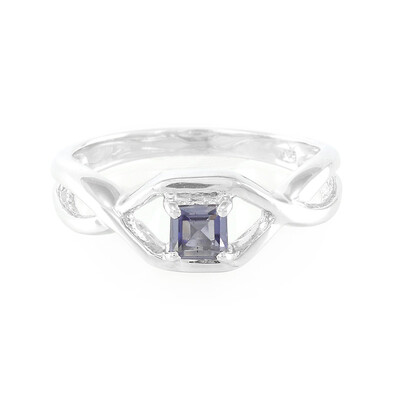 Bague en argent et Iolite d’Orissa