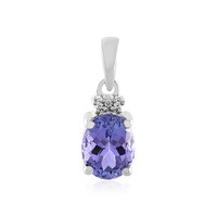 Pendentif en argent et Tanzanite