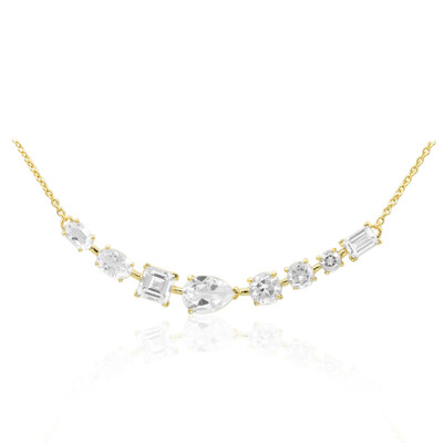 Collier en argent et Topaze blanche