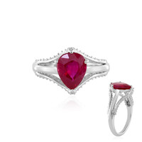Bague en argent et Rubis de Bemainty