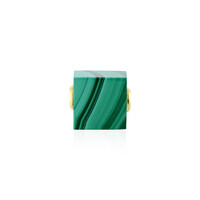 Pendentif en argent et Malachite