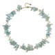 Collier en argent et Aigue-marine du Brésil (Riya)