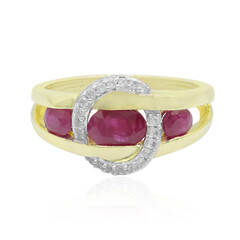 Bague en or et Rubis