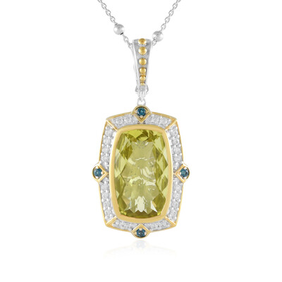 Collier en argent et Quartz de l'Ouro Verde (Dallas Prince Designs)