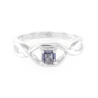 Bague en argent et Iolite d’Orissa