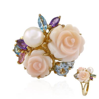 Bague en argent et Nacre