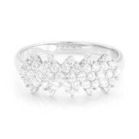 Bague en argent et Zircon