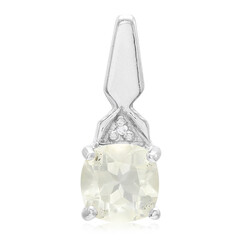 Pendentif en argent et Orthose