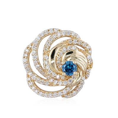 Pendentif en or et Diamant SI2 bleu