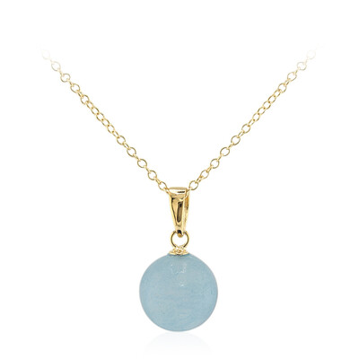 Collier en argent et Aigue-marine