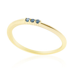 Bague en or et Diamant bleu I1 (de Melo)