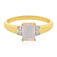 Bague en argent et Opale Welo
