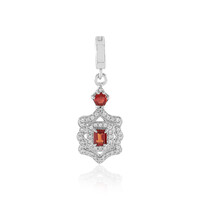 Pendentif en argent et Rubis de Tanzanie