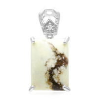 Pendentif en argent et Magnésite