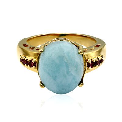 Bague en argent et Larimar