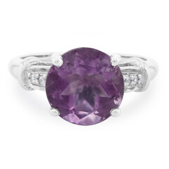 Bague en argent et Fluorite d'Espagne