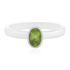Bague en argent et Péridot