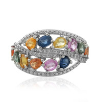 Bague en argent et Saphir