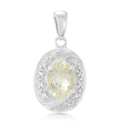 Pendentif en argent et Orthose